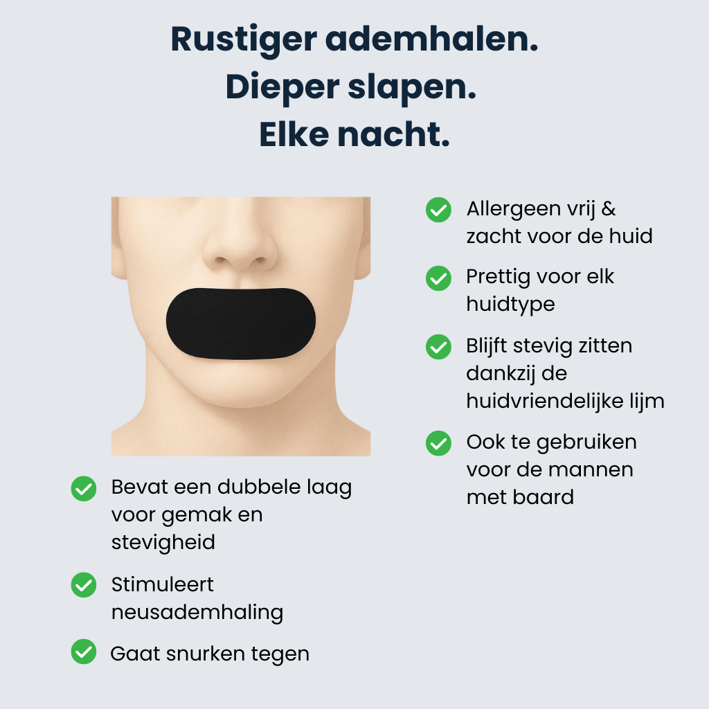 Bundeldeal: Mondtape + Neusstrips